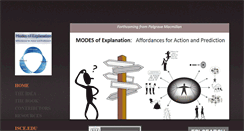 Desktop Screenshot of modesofexplanation.org